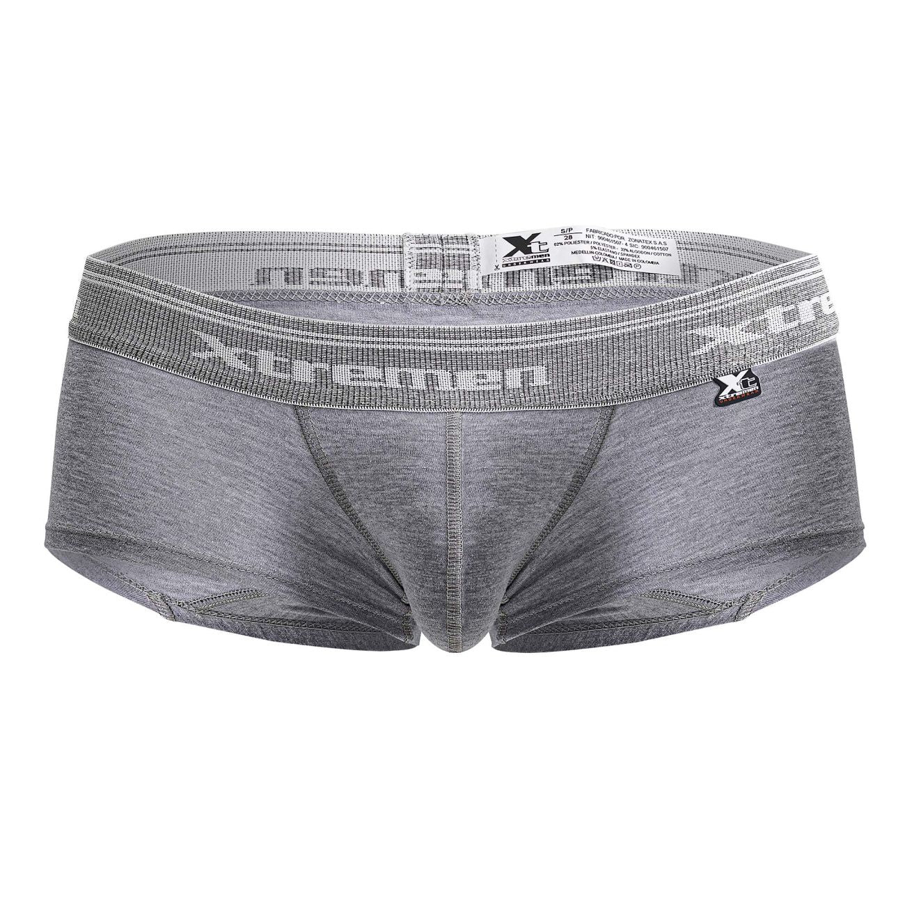 Xtremen 91205B Cotton Blend Trunks Color Jasper Gray