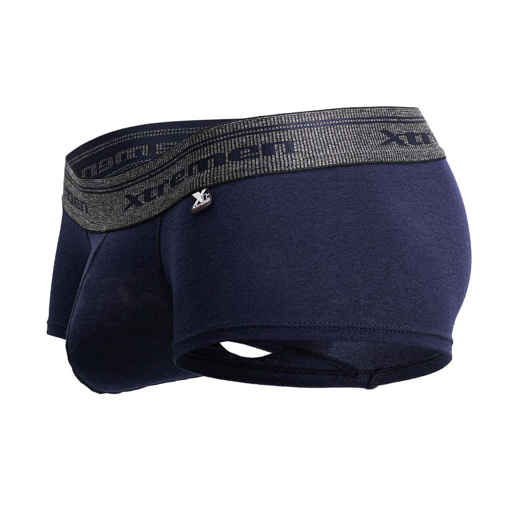 Xtremen 91205B Cotton Blend Trunks Color Navy