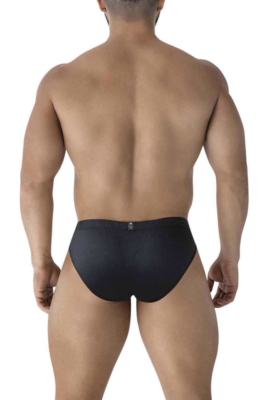 Xtremen Men's Underwear 91207B Microfiber Briefs Color Black