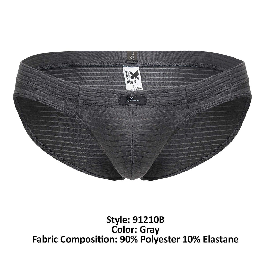 Xtremen 91210B Microfiber Briefs Color Gray