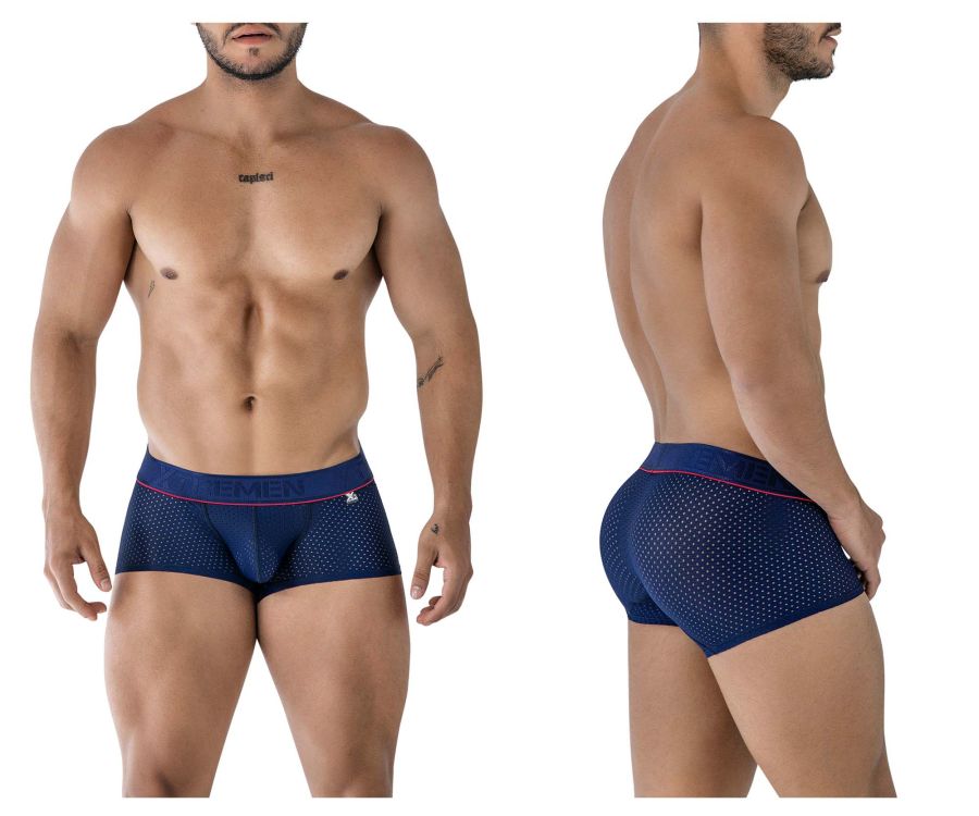 Xtremen Men's Underwear 91212B Microfiber Trunks Color Navy