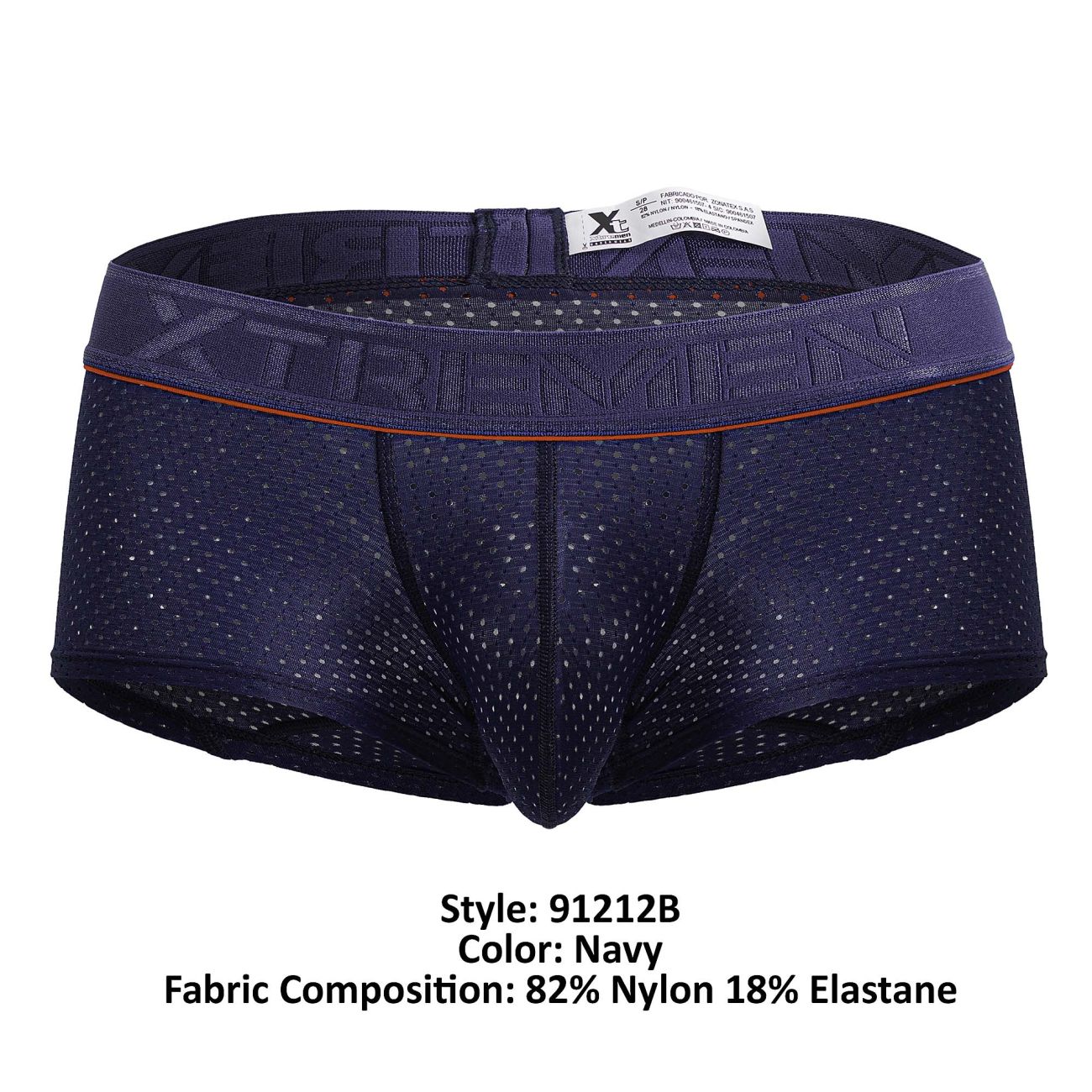 Xtremen 91212B Microfiber Trunks Color Navy