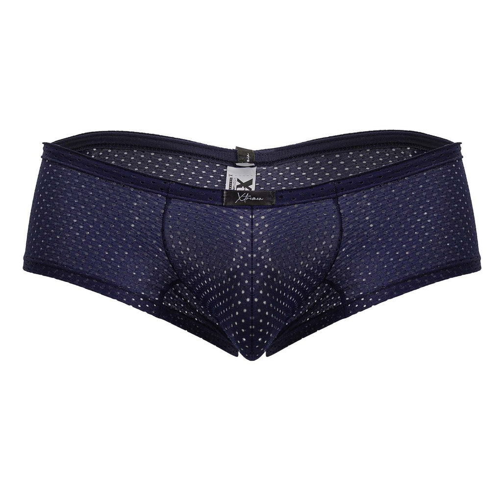 Xtremen Men's Underwear 91216B Microfiber Trunks Color Dark Blue