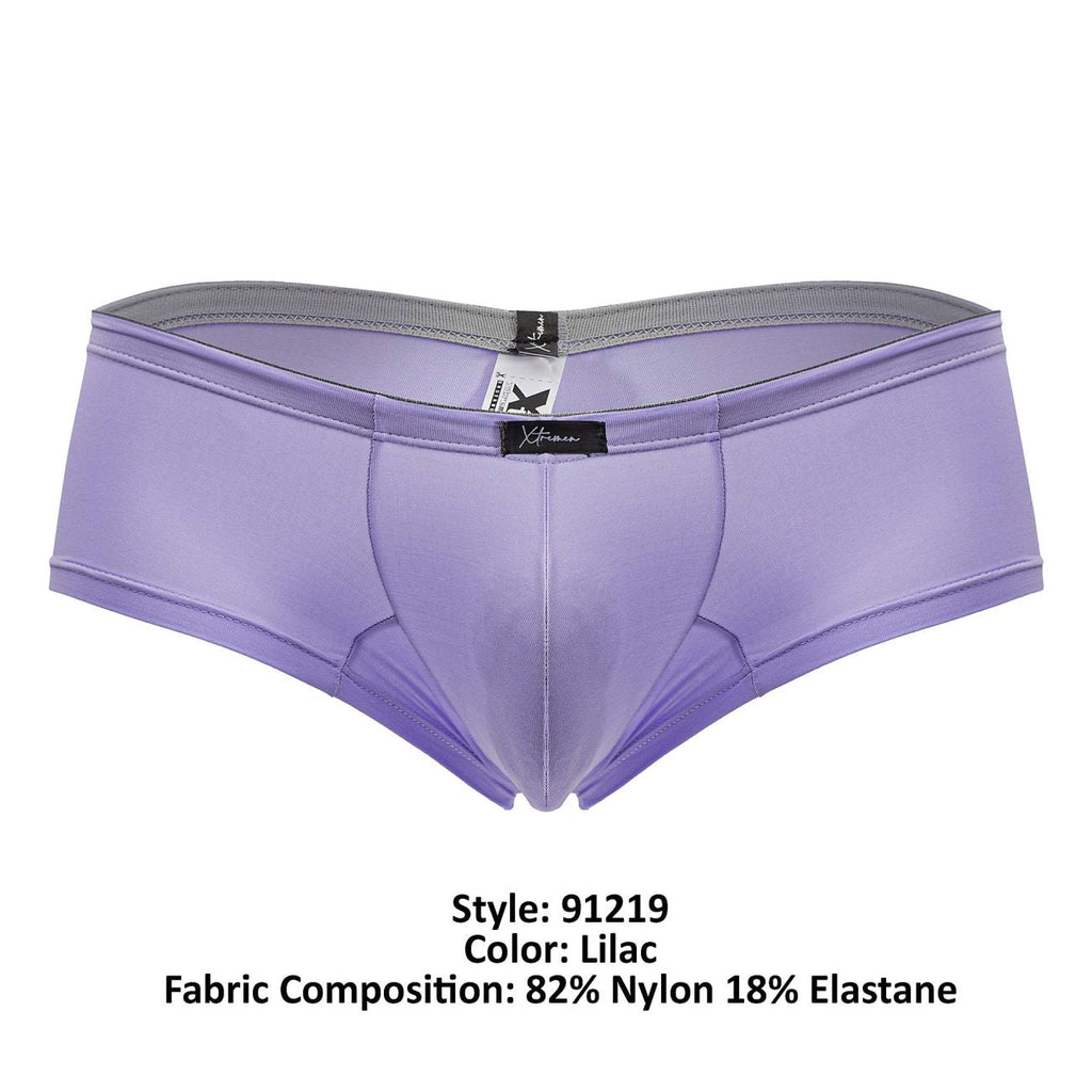 Xtremen Men's Underwear 91219 Microfiber Trunks Color Lilac