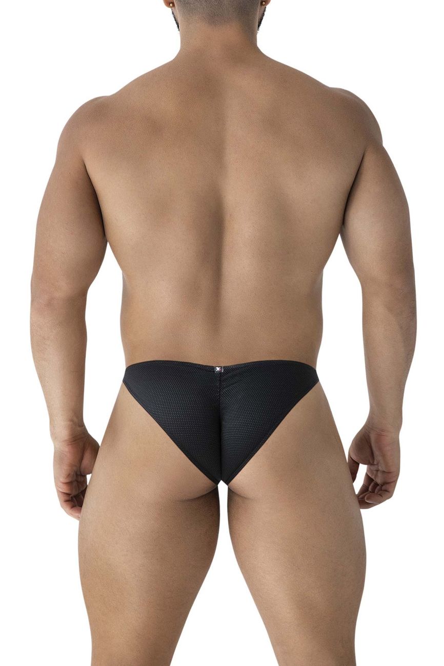 Xtremen Men's Underwear 91224 Microfiber Bikini Color Black