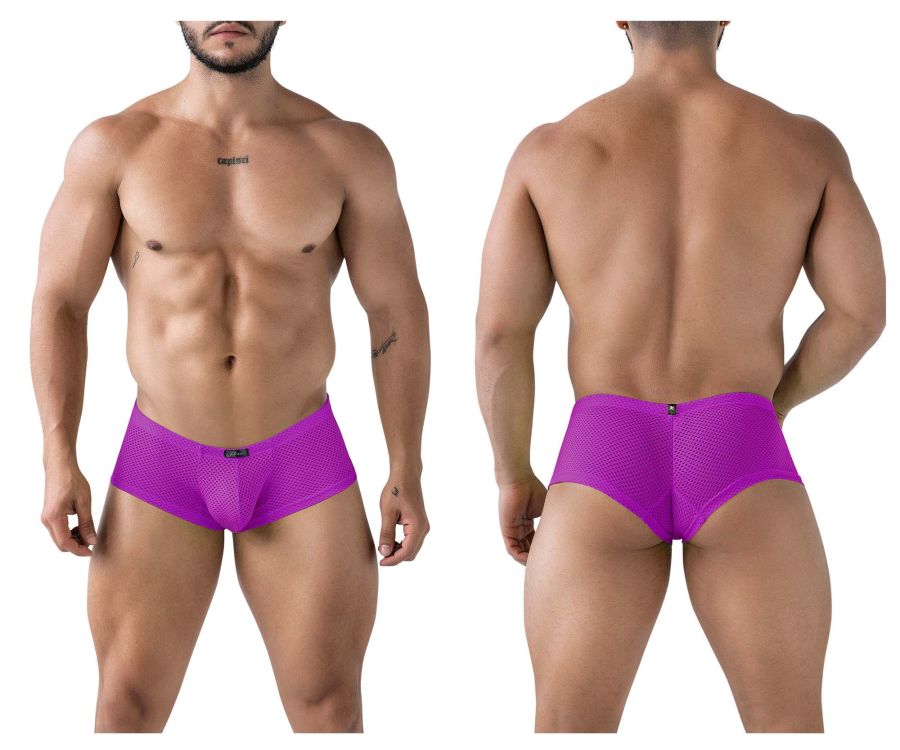 Xtremen Men's Underwear 91228 Microfiber Trunks Color Purple