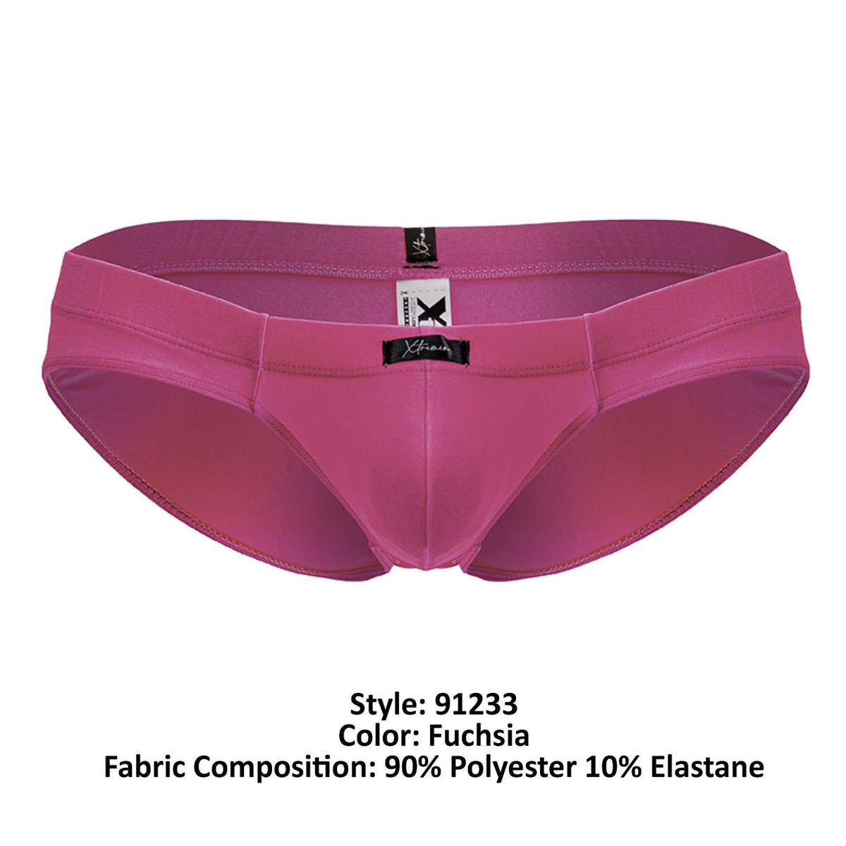 Xtremen Men's Underwear 91233 Microfiber Briefs Color Fuchsia