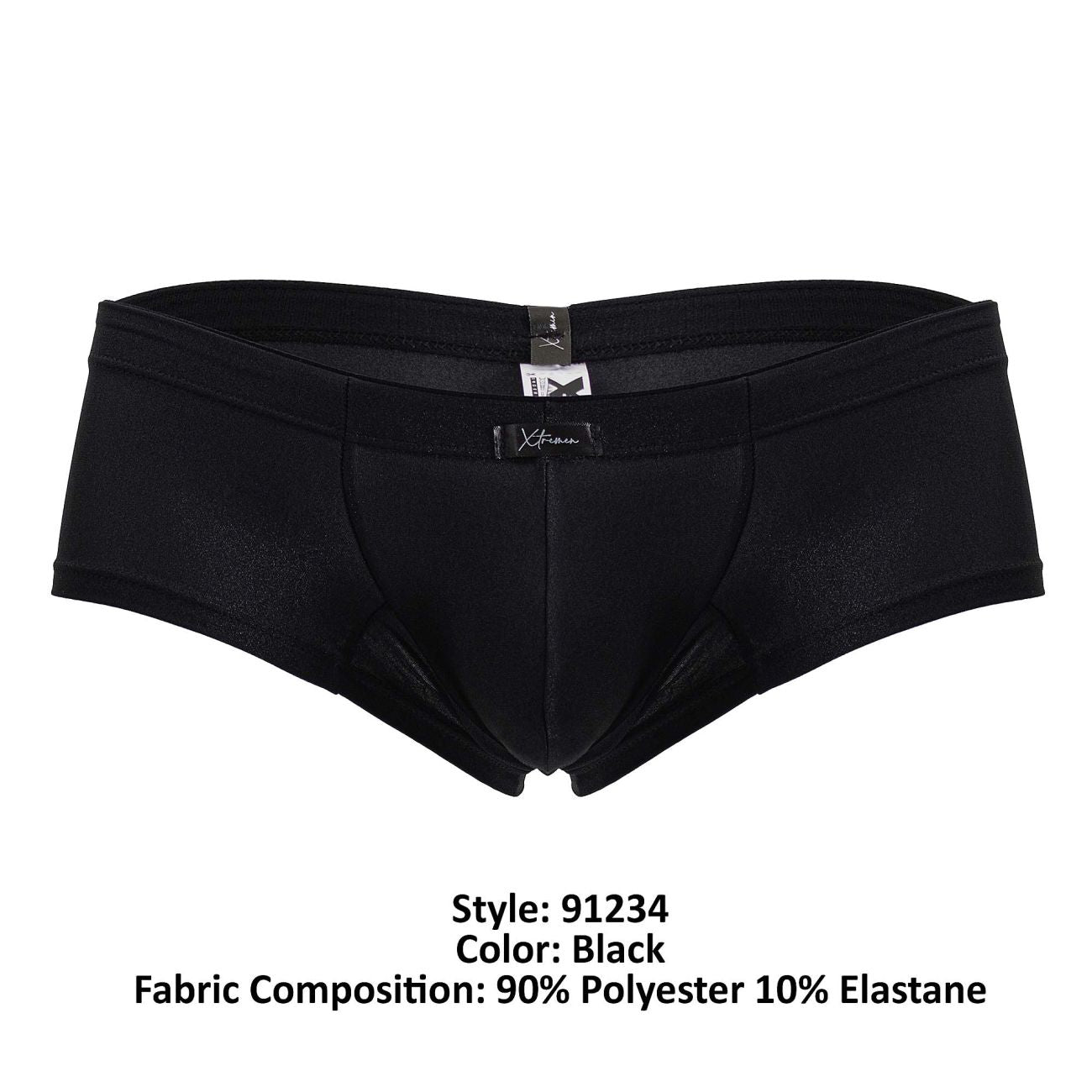 Xtremen 91234 Microfiber Trunks Color Black