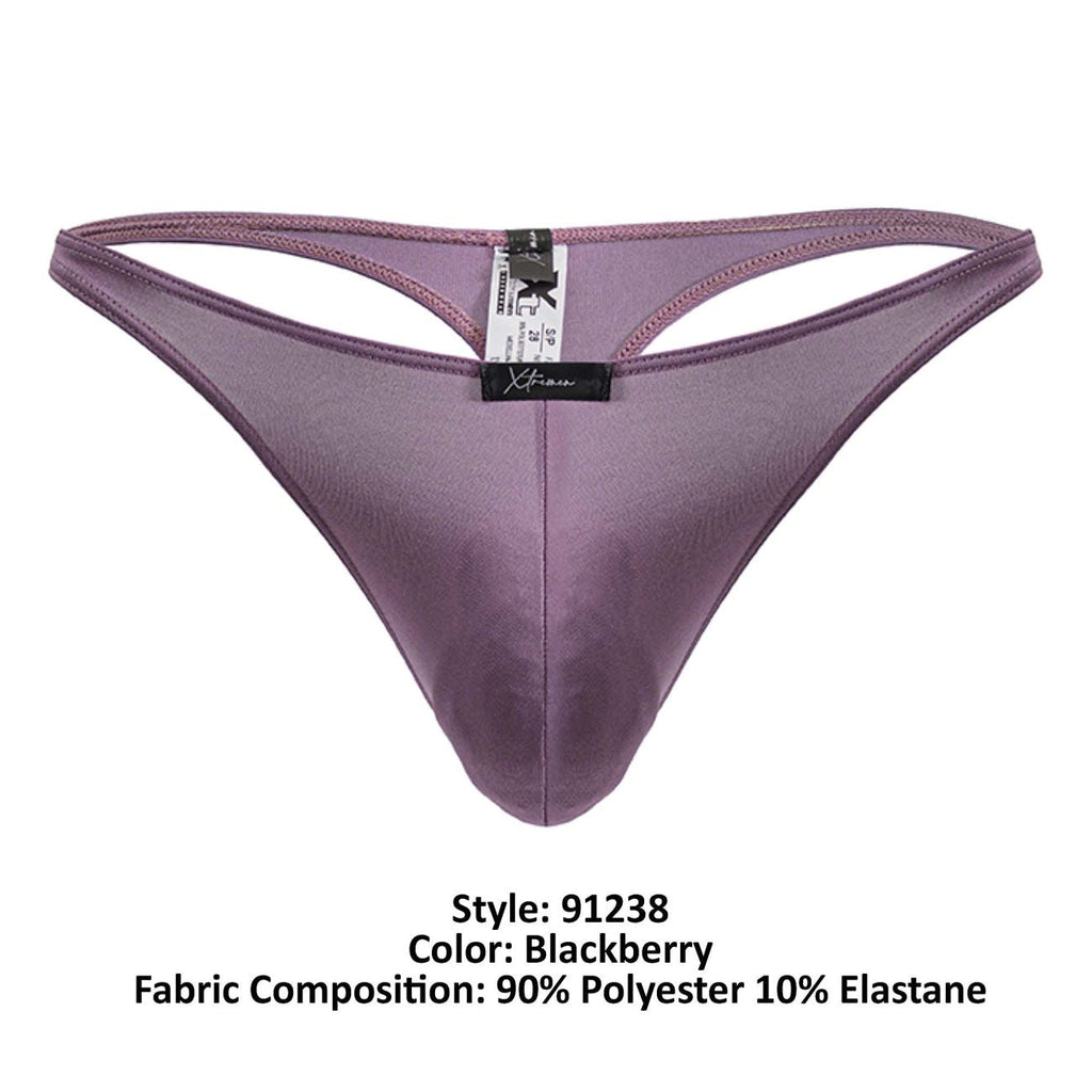 Xtremen 91238 Microfiber Thongs Color Blackberry