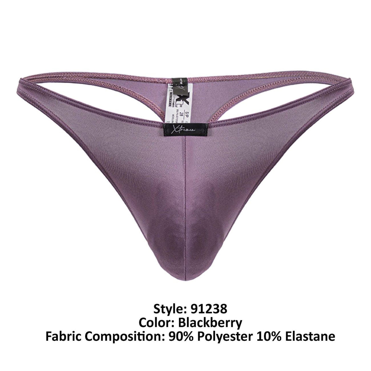 Xtremen 91238 Microfiber Thongs Color Blackberry