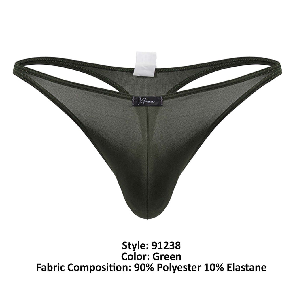 Xtremen 91238 Microfiber Thongs Color Green