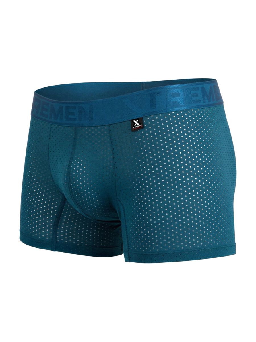 Xtremen 91251 Microfiber Mesh Boxer Briefs Color Petrol