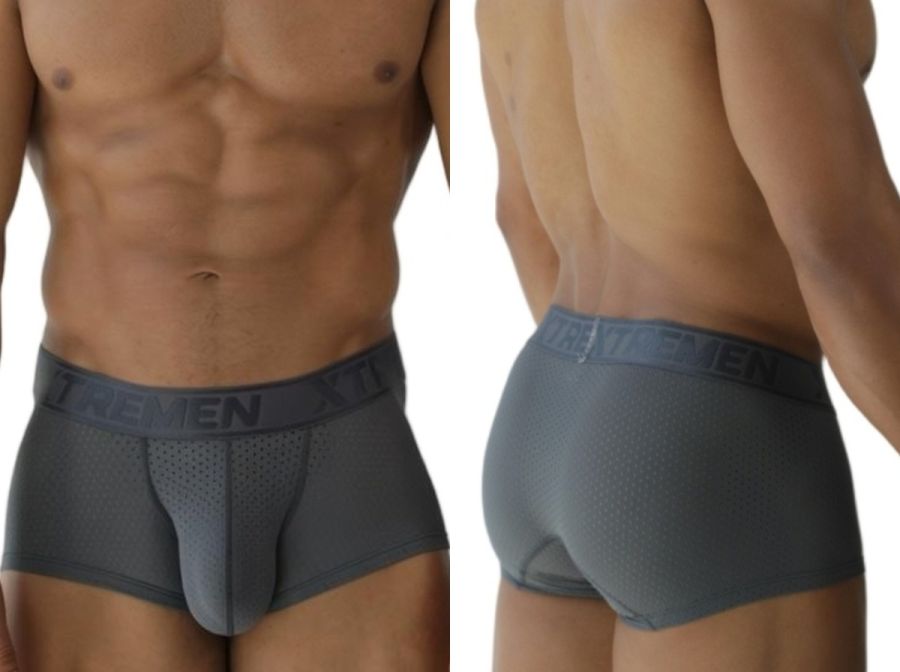 Xtremen 91252 Microfiber Mesh Trunks Color Gray