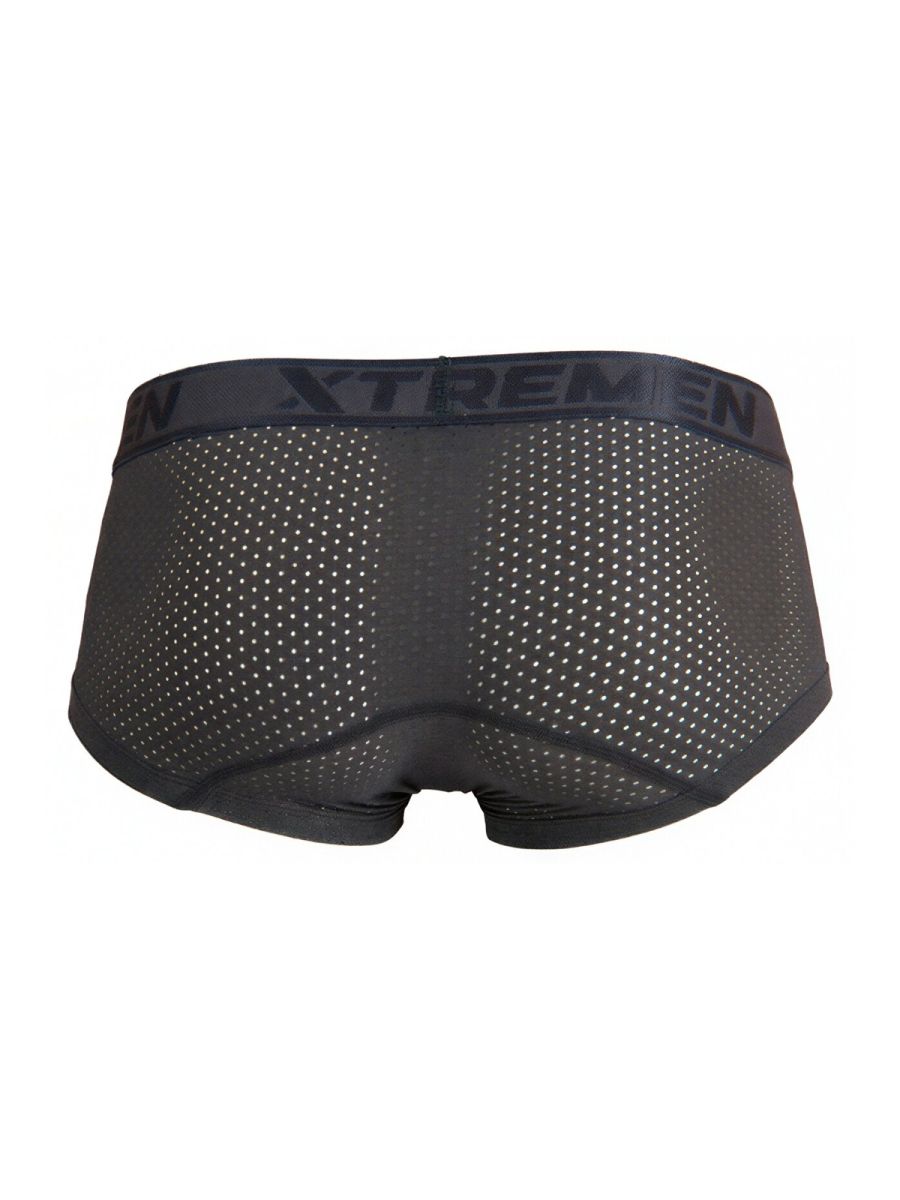 Xtremen 91252 Microfiber Mesh Trunks Color Gray