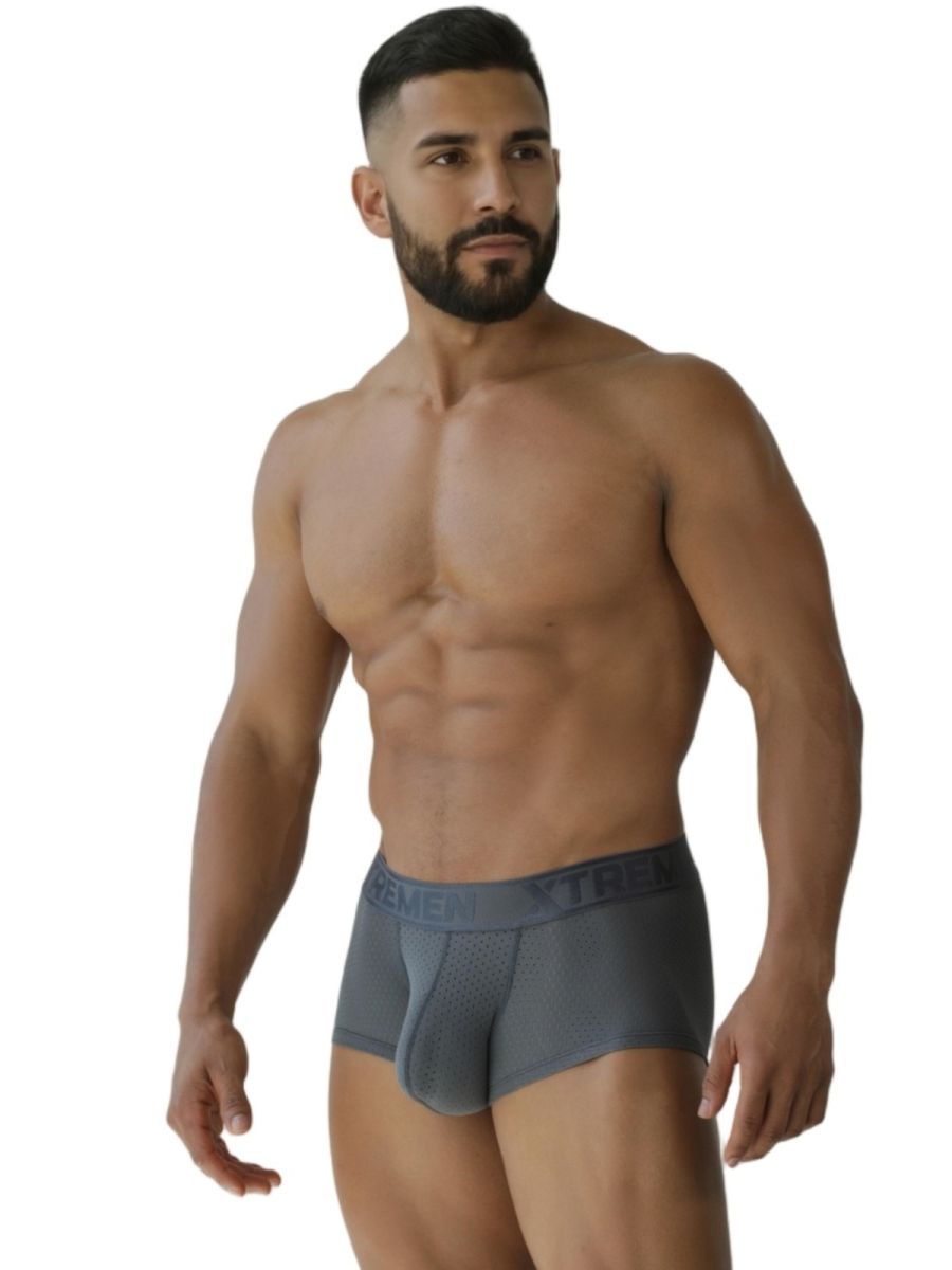 Xtremen 91252 Microfiber Mesh Trunks Color Gray