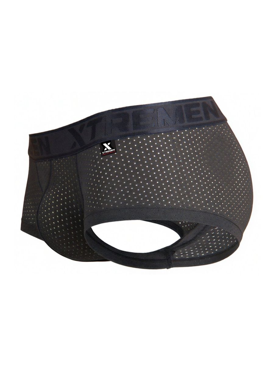 Xtremen 91252 Microfiber Mesh Trunks Color Gray