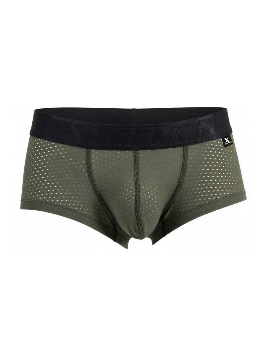 Xtremen 91252 Microfiber Mesh Trunks Color Military Green