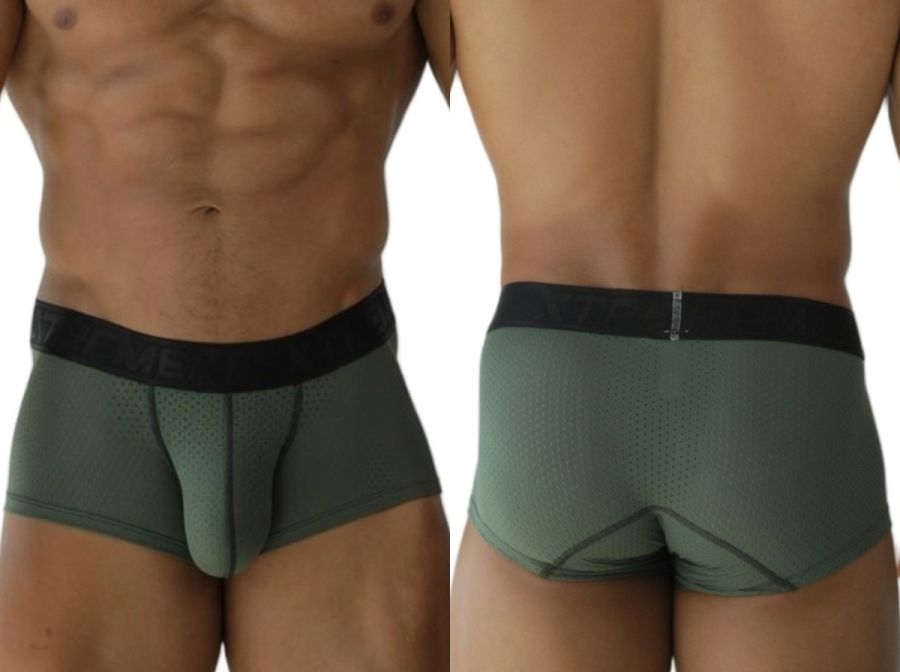 Xtremen 91252 Microfiber Mesh Trunks Color Military Green