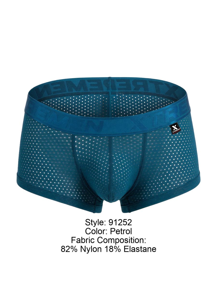 Xtremen 91252 Microfiber Mesh Trunks Color Petrol