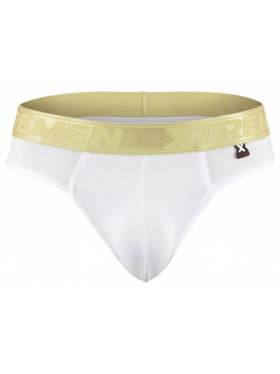 Xtremen 91253 Mens Underwear Microfiber Thongs Sleek and Supportive Color White