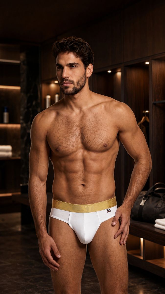 Xtremen 91253 Mens Underwear Microfiber Thongs Sleek and Supportive Color White