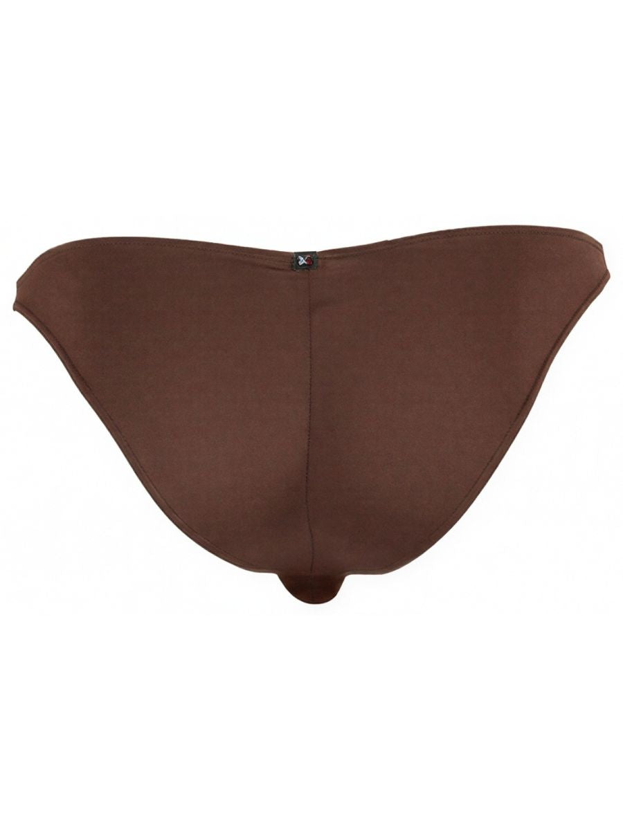 Xtremen 91255 Mens Underwear Sleek Microfiber Bikini Color Chocolate