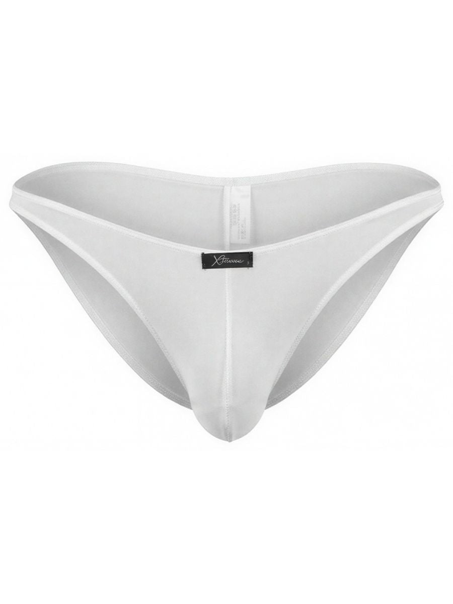 Xtremen 91255 Mens Underwear Sleek Microfiber Bikini Color White