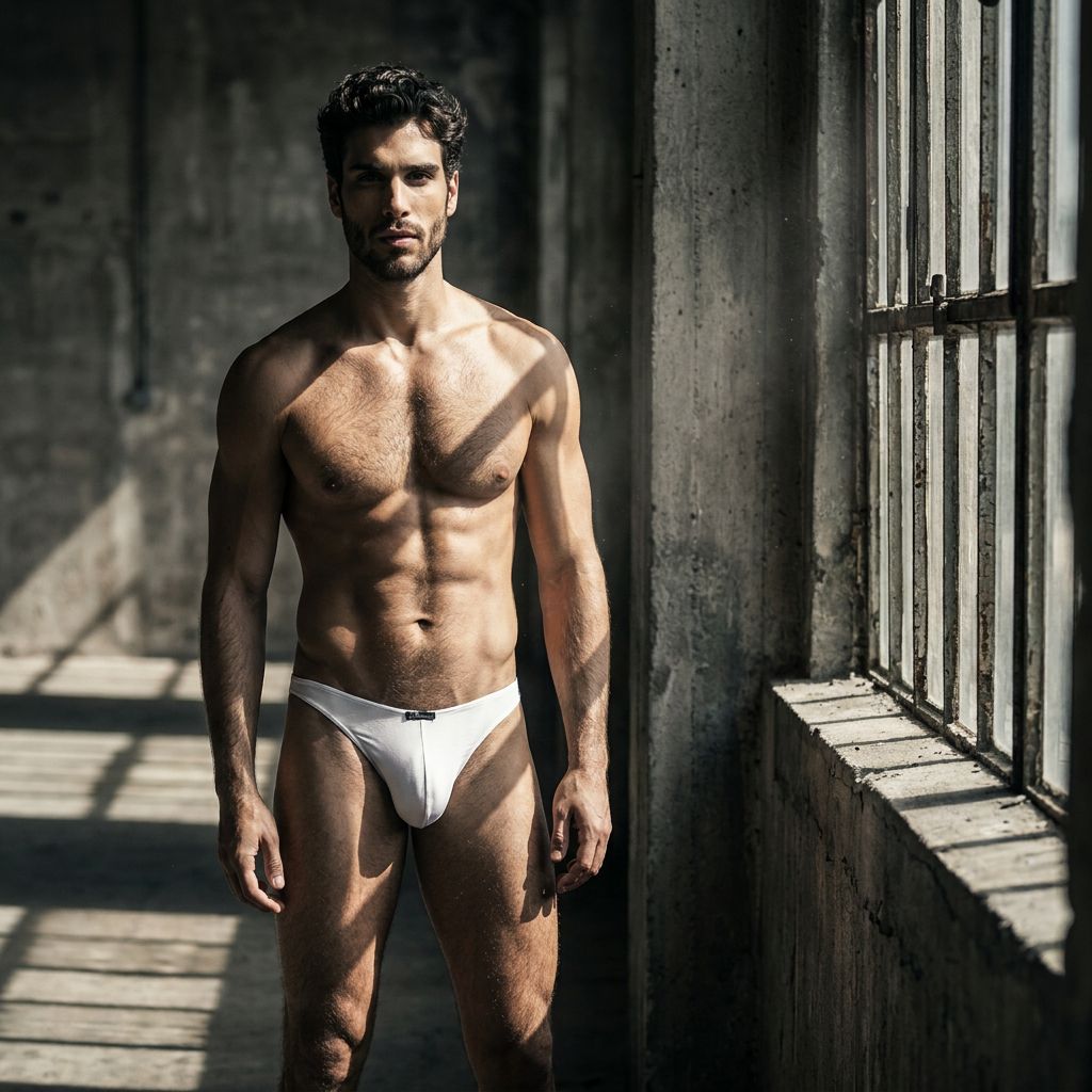 Xtremen 91255 Mens Underwear Sleek Microfiber Bikini Color White