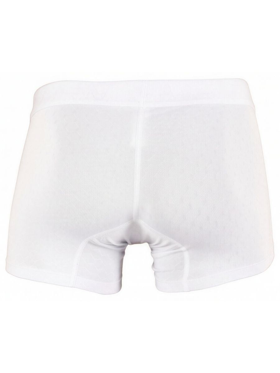 Xtremen 91256 Mens Underwear Sleek Microfiber Boxer Briefs Color White