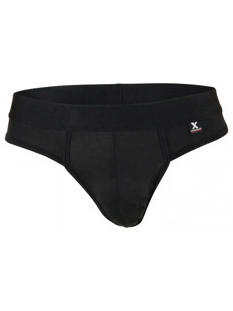 Xtremen 91257 Mens Underwear Sleek Microfiber Comfort Thongs Color Black