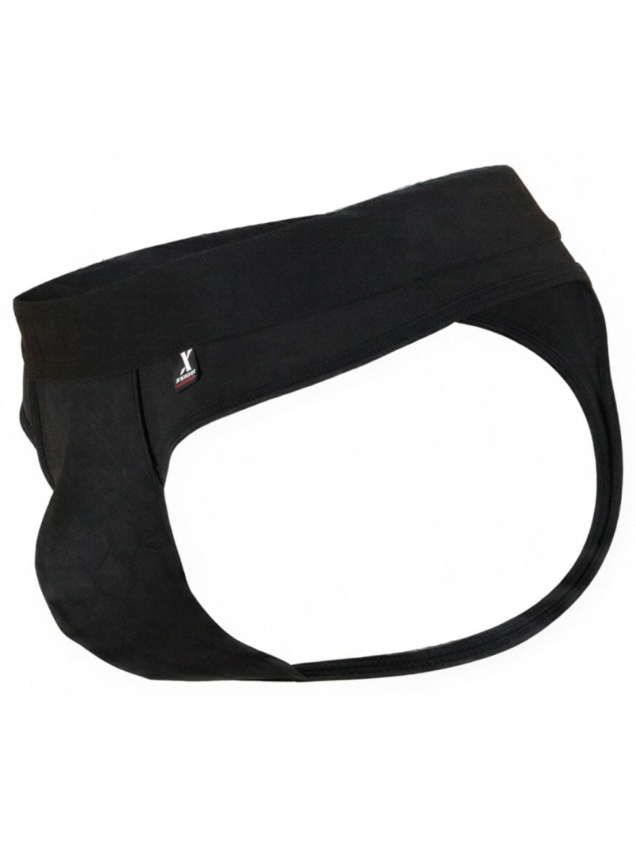 Xtremen 91257 Mens Underwear Sleek Microfiber Comfort Thongs Color Black