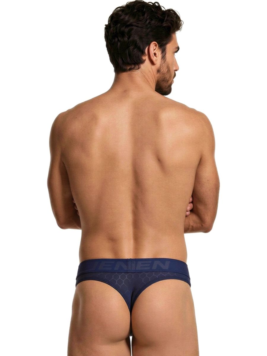 Xtremen 91257 Mens Underwear Sleek Microfiber Comfort Thongs Color Dark Blue