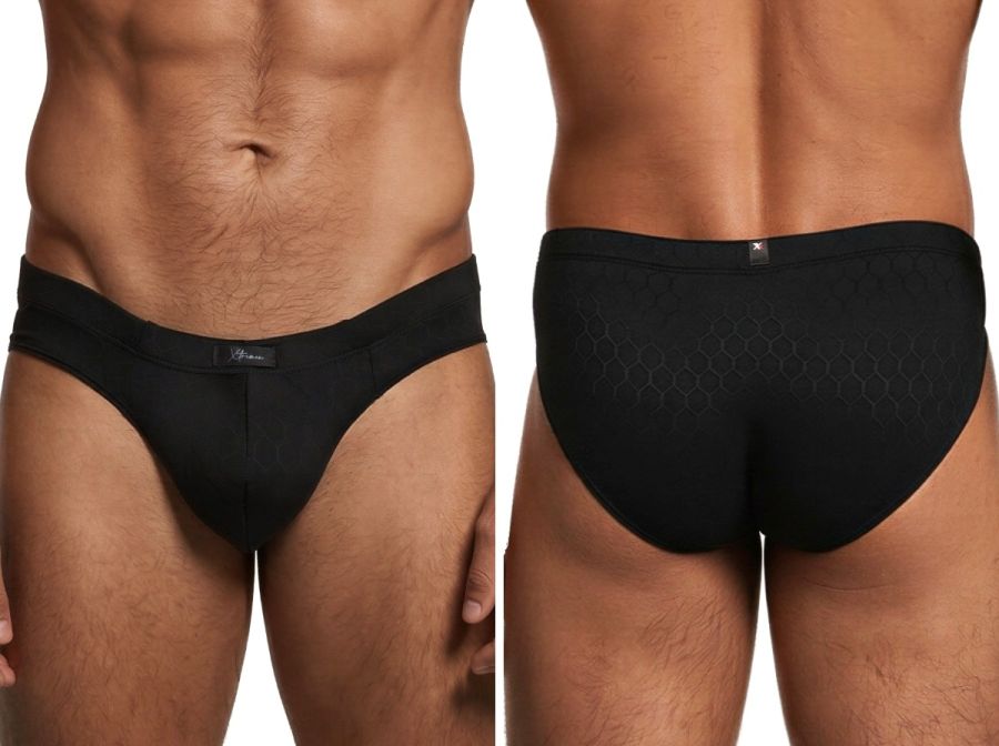 Xtremen 91258 Mens Underwear Sleek Microfiber Briefs Color Black