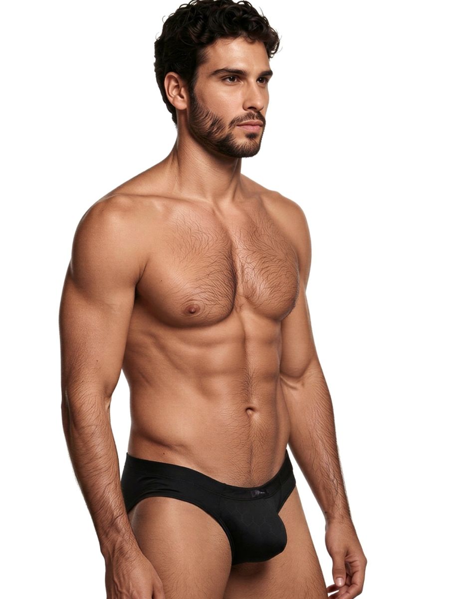 Xtremen 91258 Mens Underwear Sleek Microfiber Briefs Color Black