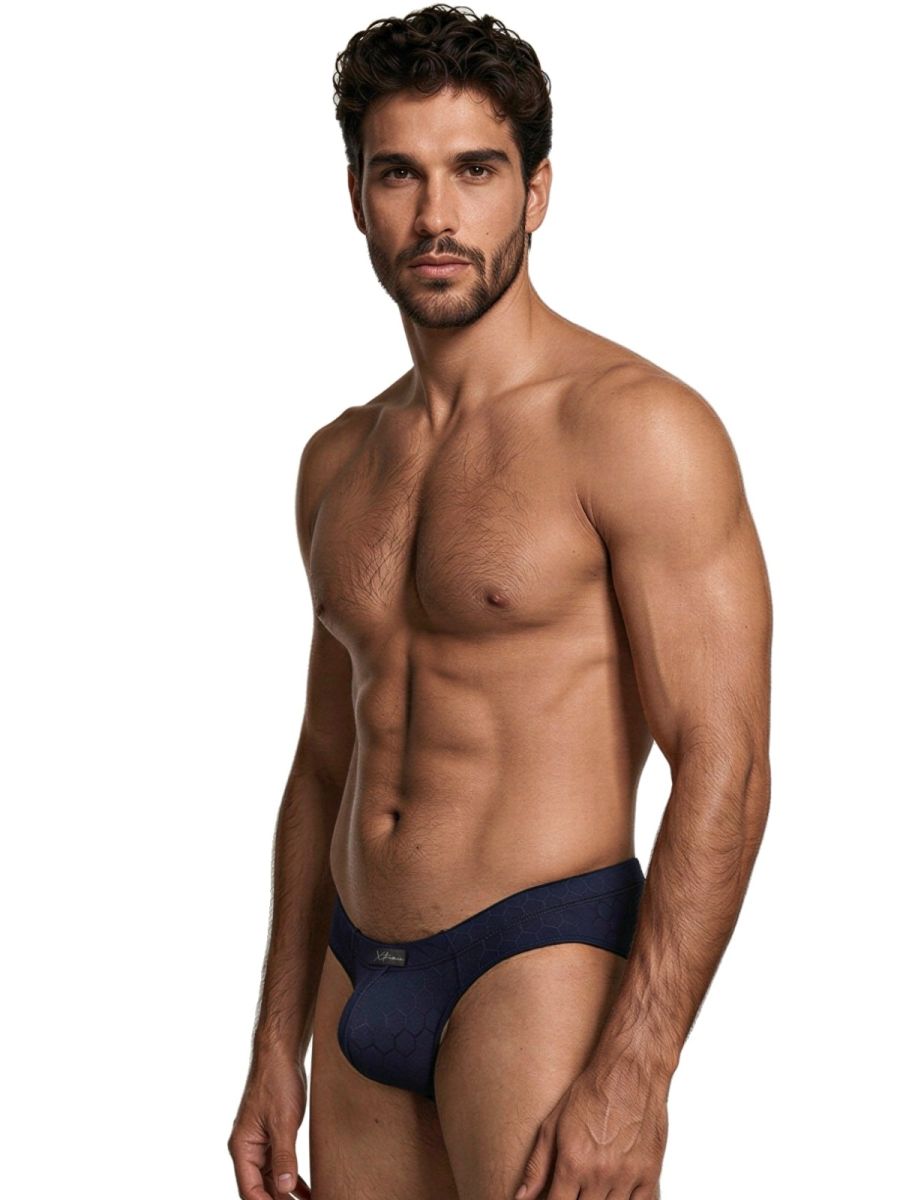Xtremen 91258 Mens Underwear Sleek Microfiber Briefs Color Dark Blue