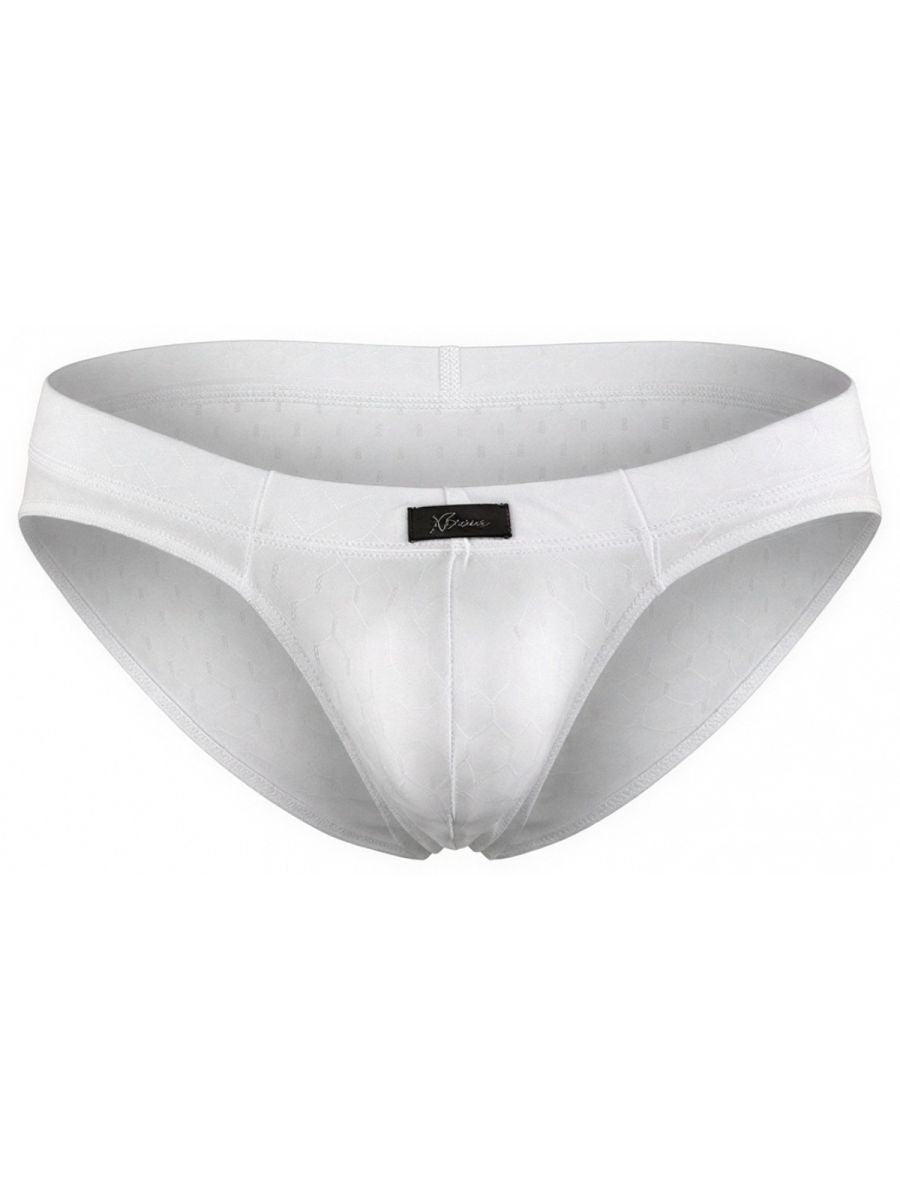 Xtremen 91258 Mens Underwear Sleek Microfiber Briefs Color White