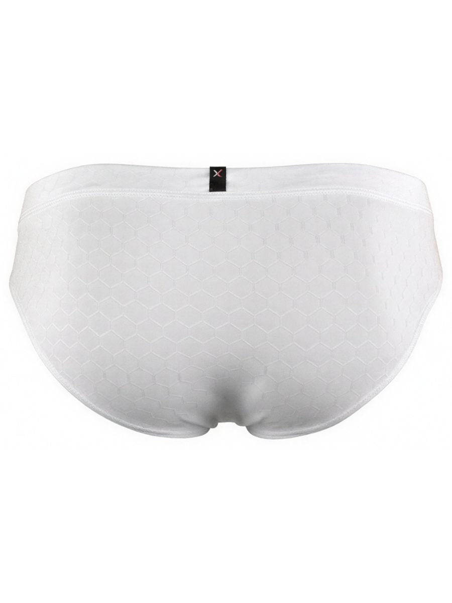 Xtremen 91258 Mens Underwear Sleek Microfiber Briefs Color White