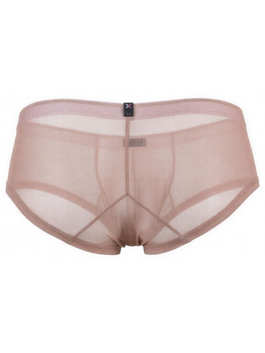 Xtremen 91263 Mens Underwear Microfiber Mesh Briefs Color Brown