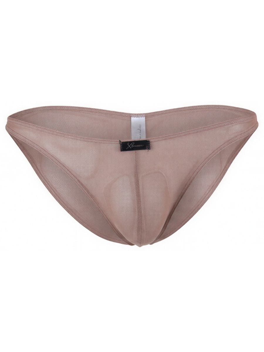 Xtremen 91264 Mens Underwear Microfiber Mesh Bikini Color Brown