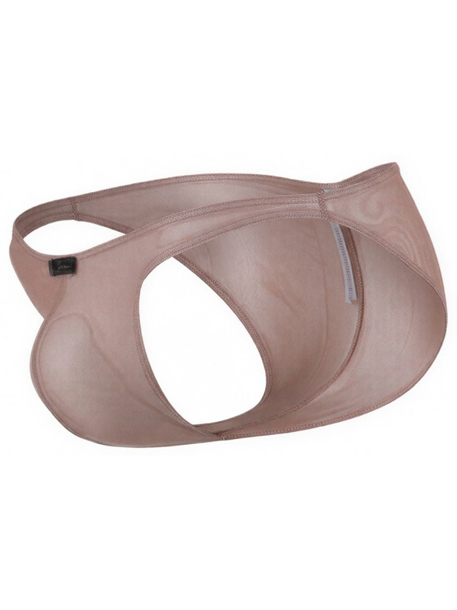 Xtremen 91264 Mens Underwear Microfiber Mesh Bikini Color Brown