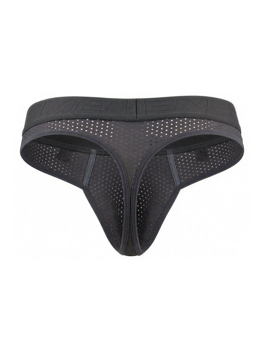Xtremen 91268 Microfiber Mesh Thongs Color Gray