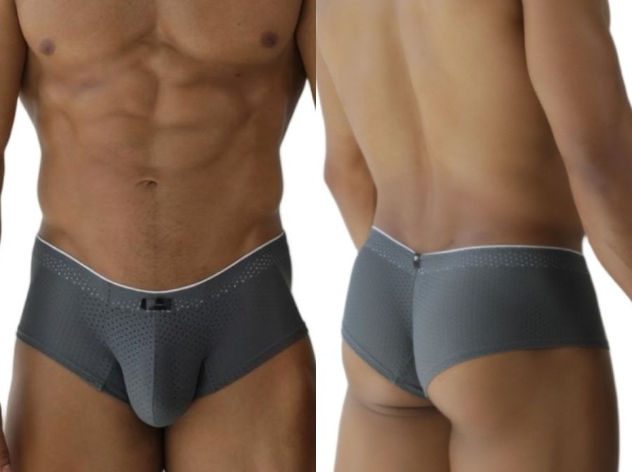 Xtremen 91269 Microfiber Mesh Briefs Color Gray