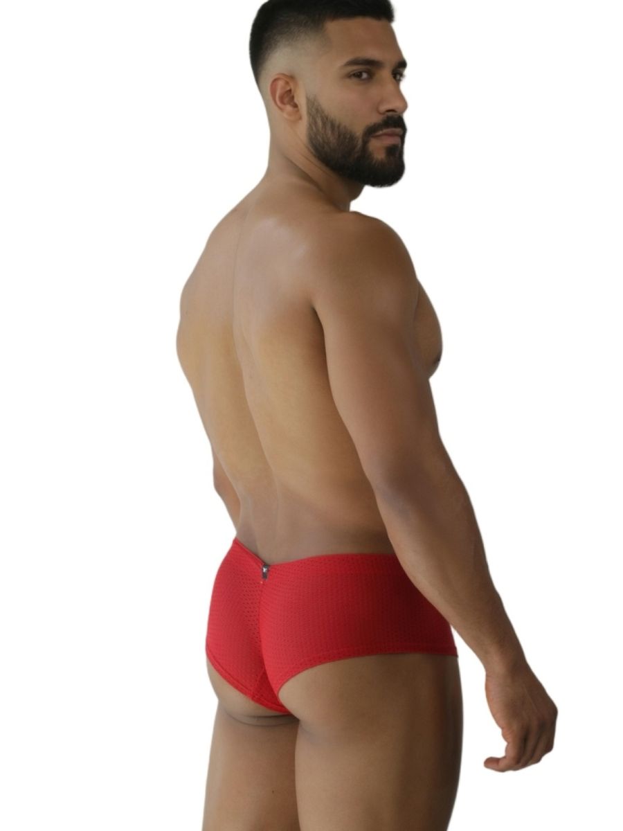 Xtremen 91269 Microfiber Mesh Briefs Color Red
