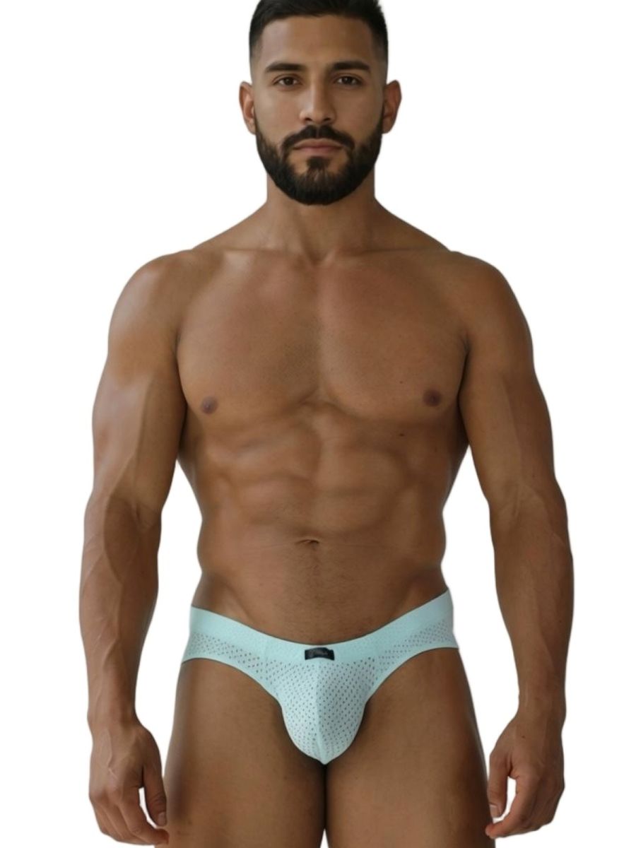 Xtremen 91270 Microfiber Mesh Briefs Color Seawater