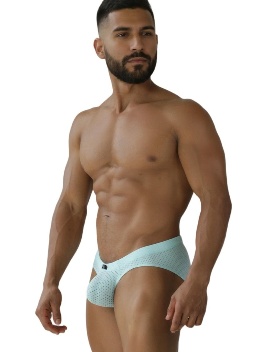 Xtremen 91270 Microfiber Mesh Briefs Color Seawater
