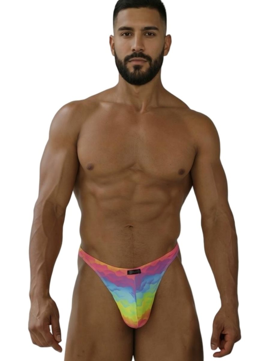 Xtremen 91284 Printed Microfiber Thongs Color Cloud