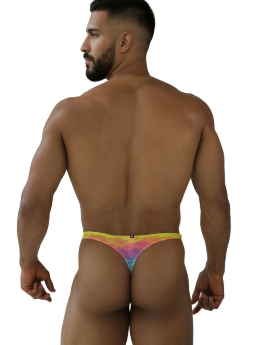 Xtremen 91284 Printed Microfiber Thongs Color Cloud