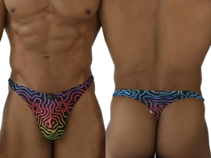 Xtremen 91284 Printed Microfiber Thongs Color Labyrinth