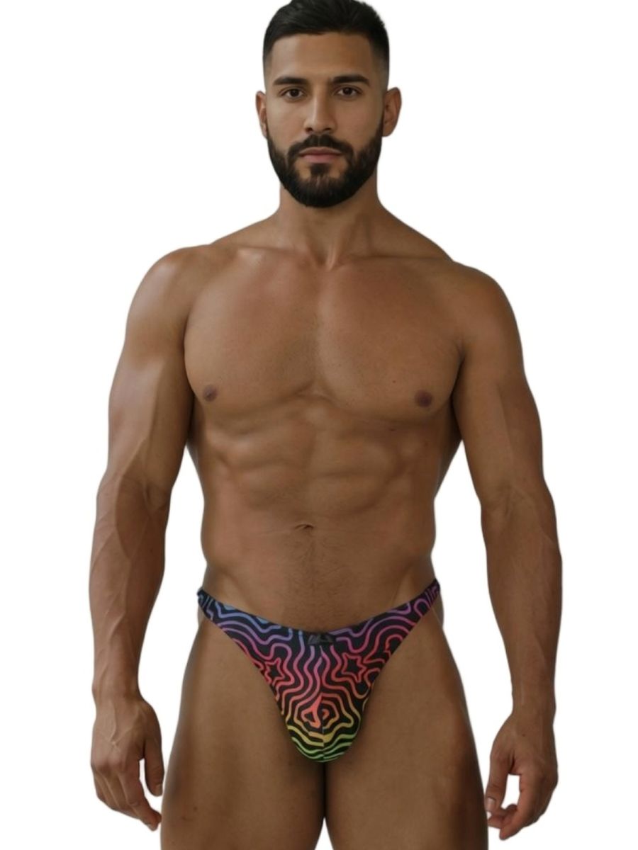 Xtremen 91284 Printed Microfiber Thongs Color Labyrinth