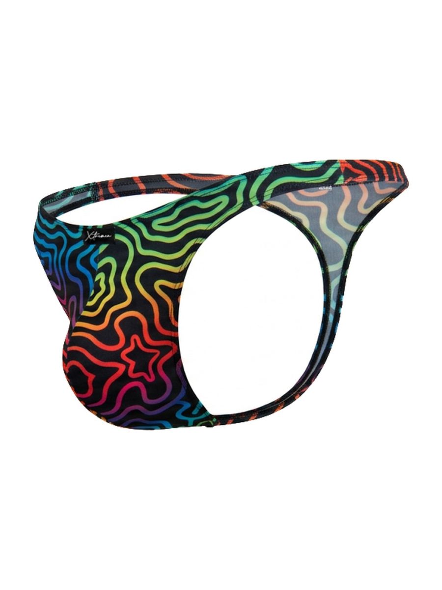 Xtremen 91284 Printed Microfiber Thongs Color Labyrinth